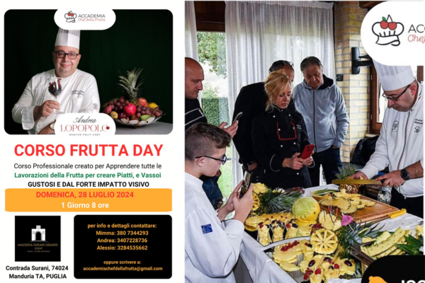 A Manduria il primo corso "Frutta day"