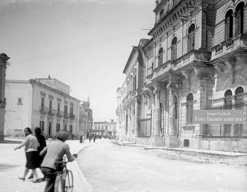 Manduria, scorcio anni ‘30-‘40 (Foto Gruppo Facebook Taranto com’era