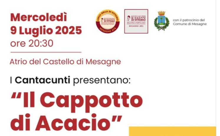 “Il Cappotto di Acacio”, i Cantacunti sulle orme di Gogol