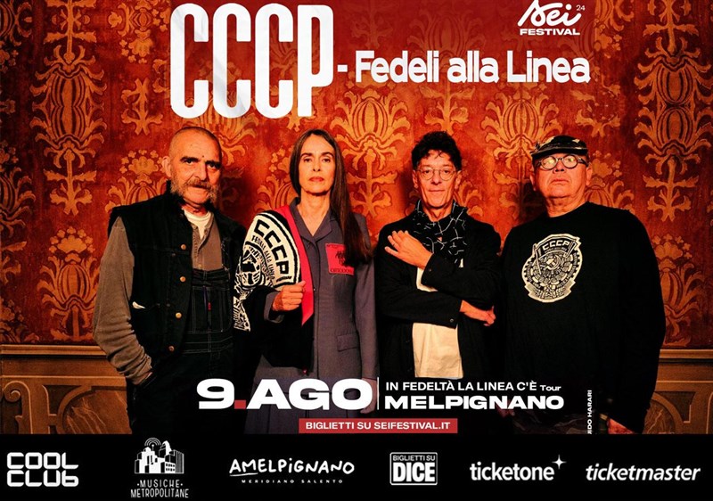 CCCP – Fedeli alla linea approdano nell'arena AMelpignano 