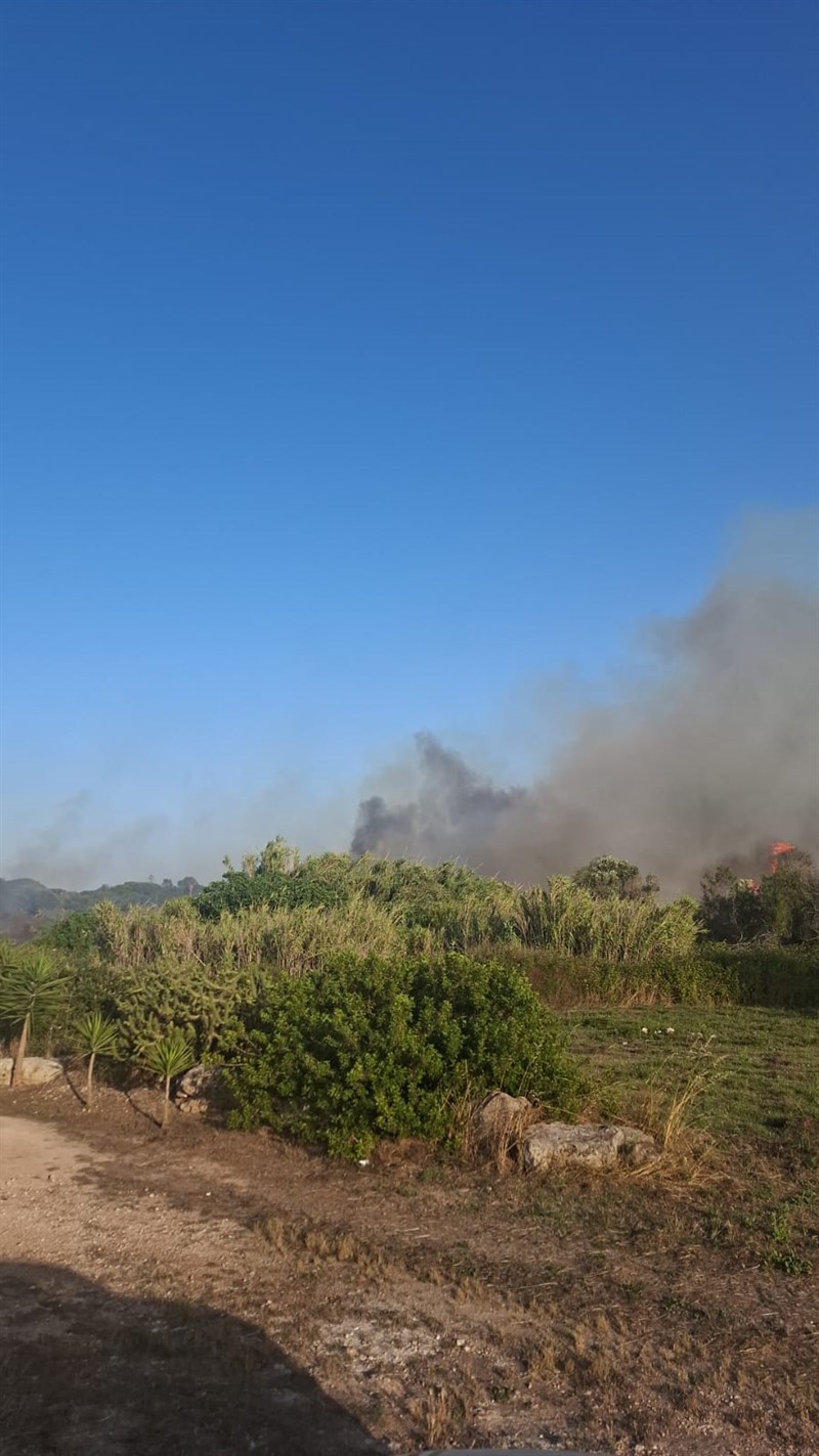 Incendio a San Pietro in Bevagna