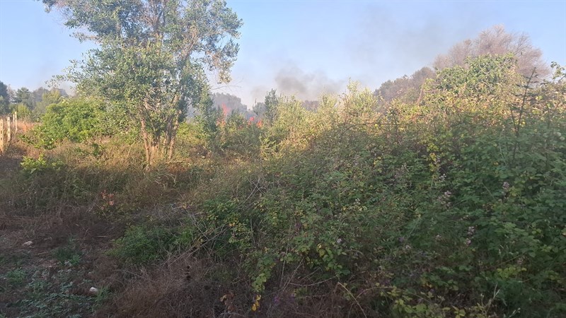 Incendio a San Pietro in Bevagna