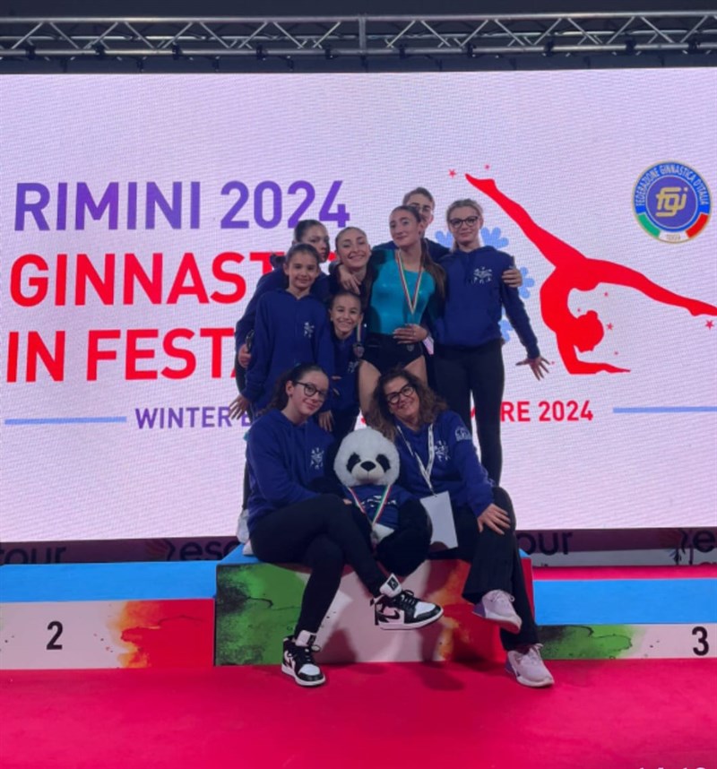 Le ginnaste della. New Meeting Trionfano a Rimini