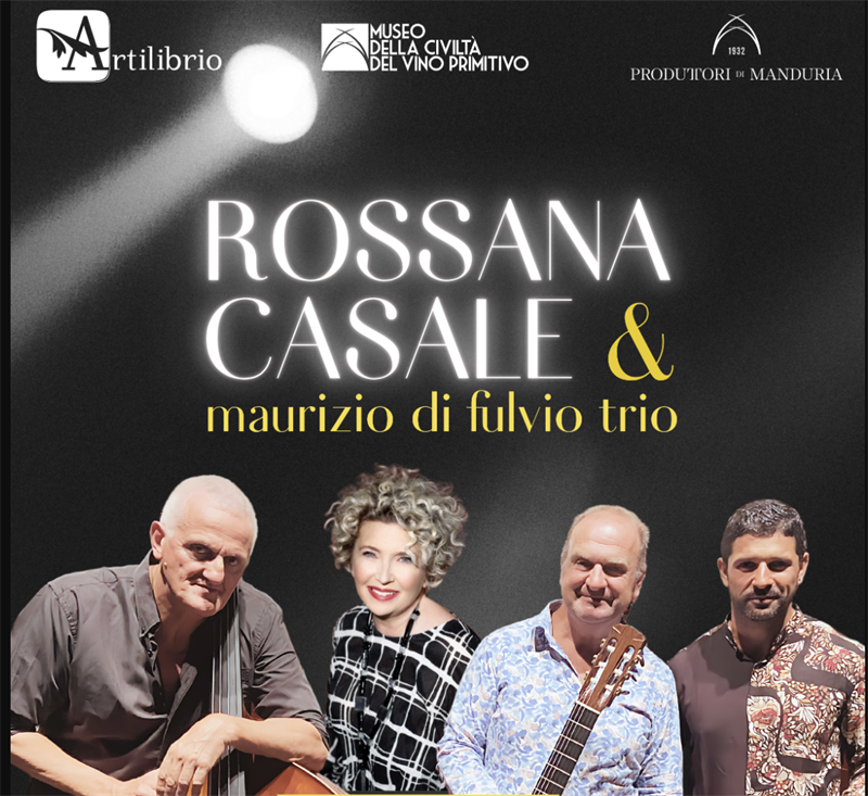 Rossana Casale con il trio Maurizio Di Fulvio al Museo del Primitivo