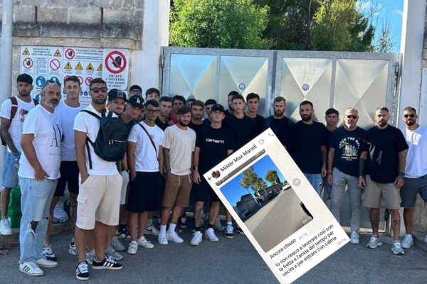 Stadio chiuso e i calciatori fotografano la snervante attesa: lo sfogo del mister e della società