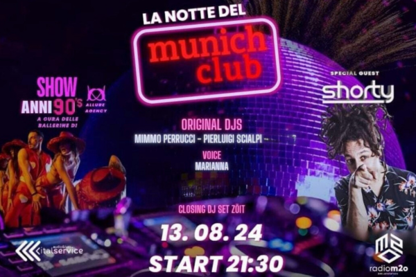 "La Notte del Munich si farà", l'annuncio degli organizzatori 