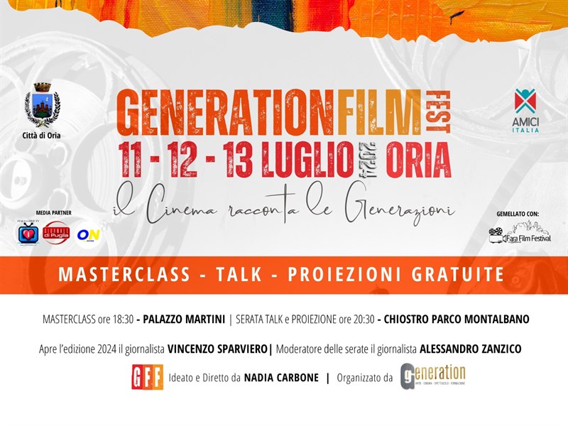 A Oria "Generation Film Fest" terza edizione