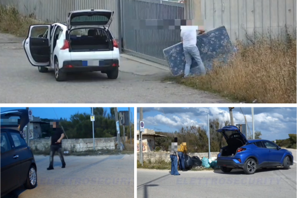 La polizia locale di Manduria pubblica i video degli "sporcaccioni" GUARDA IL VIDEO