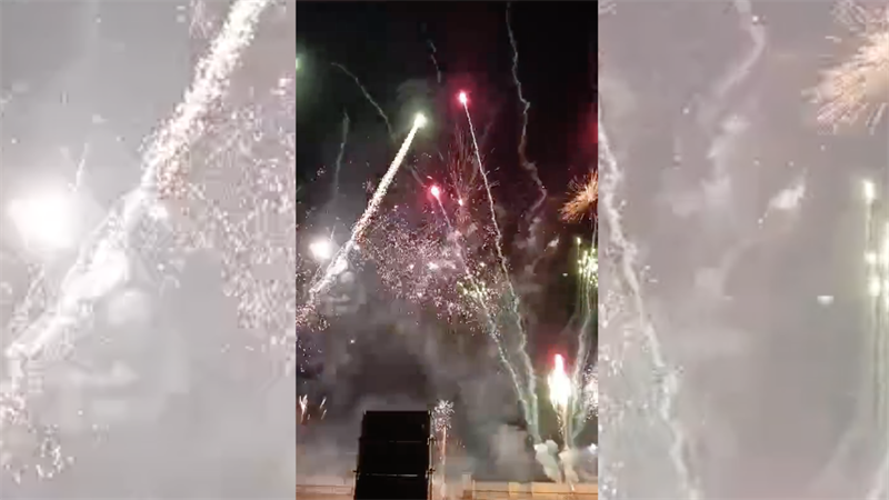 Petardo dei fuochi d’artificio colpisce alla testa un avetranese - IL VIDEO