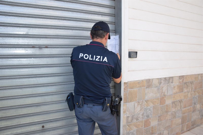 Abusivismo e scarsa igiene, sospesa attività di un locale a San Pietro in Bevagna 