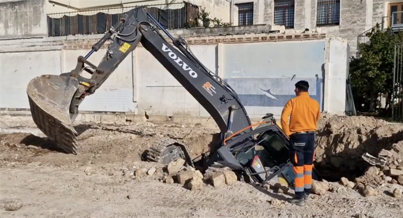 ESCLUSIVA: il video pochi minuti dopo il crollo dell’escavatore 