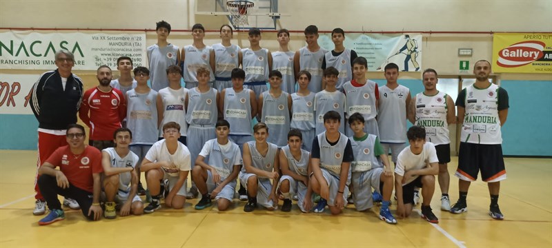 Basket giovanile, oggi Manduria-Statte