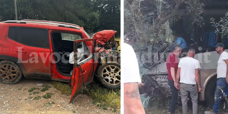Auto contro pullman sulla solita Manduria-Maruggio, due feriti gravi 