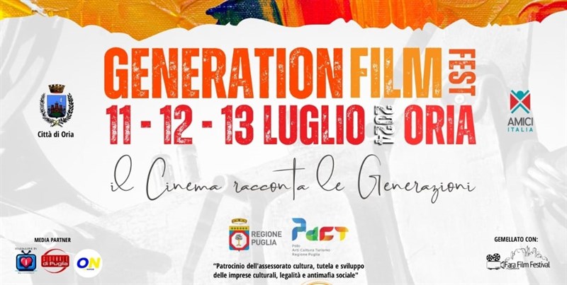 Terza edizione del Generation Film Fest a Oria 