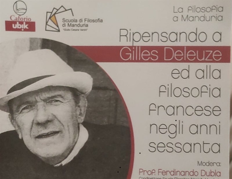 Gilles Deleuze e la filosofia francese, convegno a Manduria 