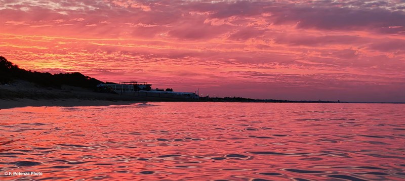 Alba a San Pietro in Bevagna, agosto 2024