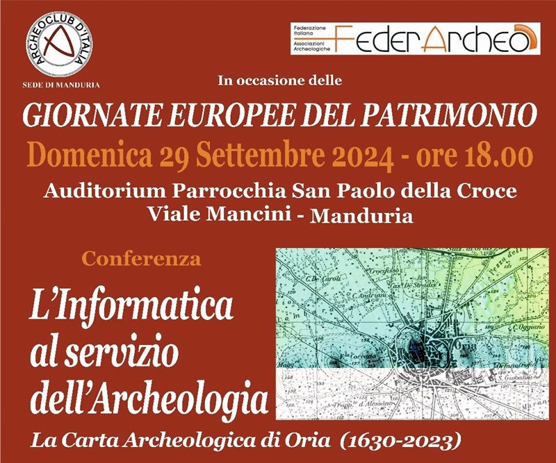 Archeoclub presenta “L’informatica al servizio dell’archeologia”