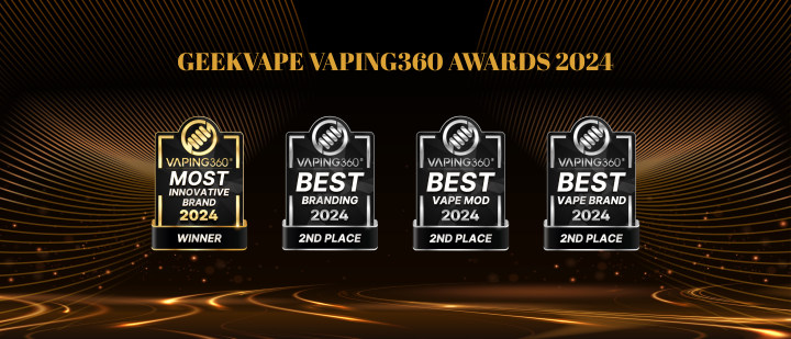 Geekvape vince alla grande agli Annual Awards 2024 di Vaping360