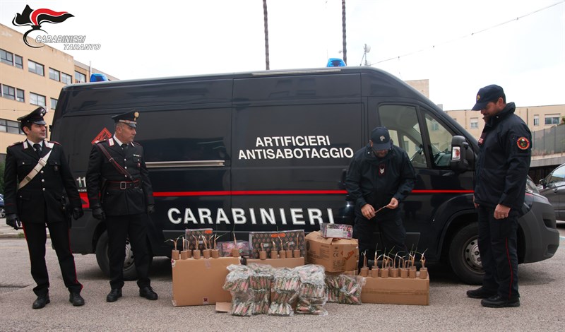 Botti illegali, maxi sequestro e un arresto