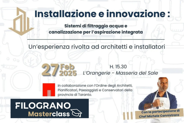 Filograno arredi fa scuola con un masterclass rivolto a architetti e installatori 