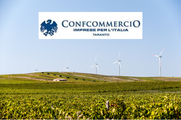 Anche Confcommercio contro l'eolico nelle terre del Primitivo 