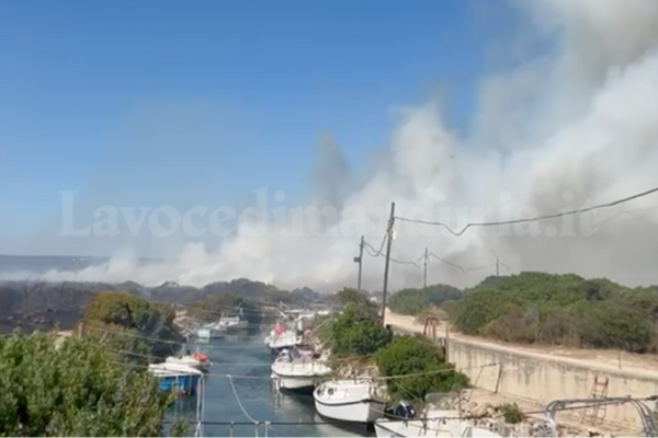 Lotta contro gli incendi, il fuoco ora tocca la costa di Colimena