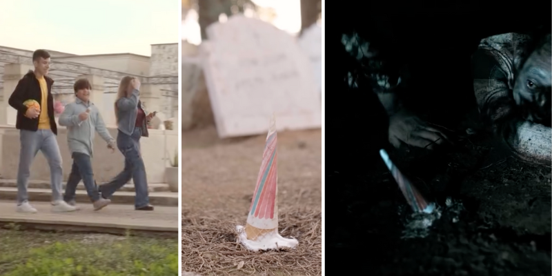 Scandalo per lo spot girato nel cimitero 